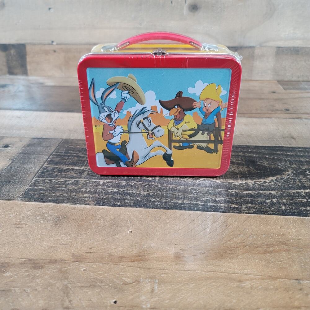 Looney Tunes Rodeo Lunch Box Limited Edition Hallmark school days 1998 #2E/8372